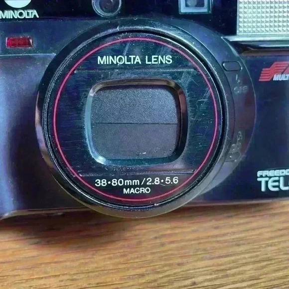 Film Camera:  Minolta Freedom Tele AF 35mm Camera 38-80mm/2.8-5.6 Macro - Picture 8 of 10